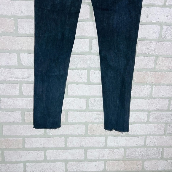 Ag Adriano Goldschmied The Mila Super High Rise Skinny Raw Hem Jeans Size 32 - Picture 6 of 8